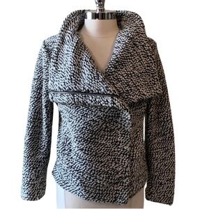 BLANKNYC tweed moto jacket. Size large